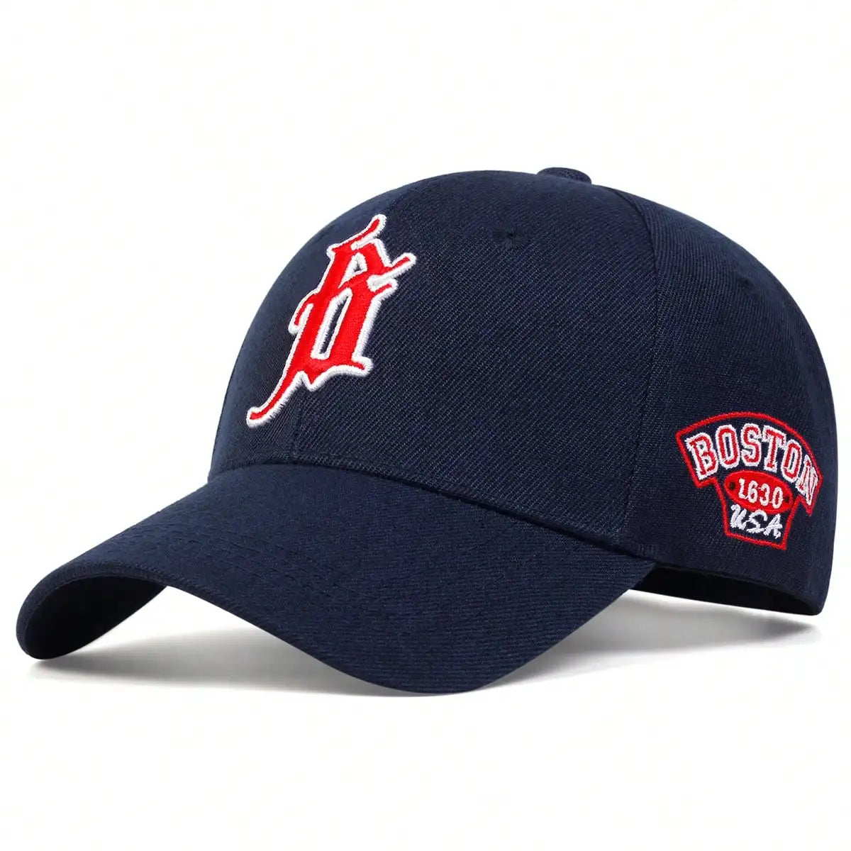 Unisex B letter Embroidery Baseball Caps Spring and Autumn Outdoor Adjustable Casual Hats Sunscreen Hat Sports Cap