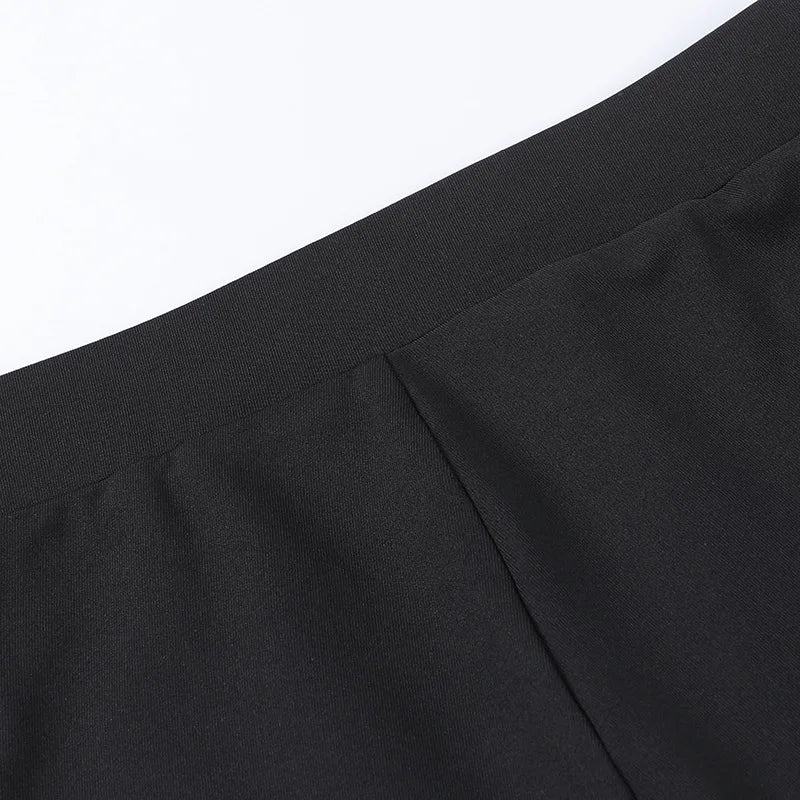 Summer Round Neck Long Short sleeved 3/4 Shorts Two piece Women's Fashion Sports Versatile Set