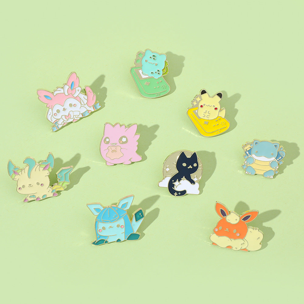 Cute Pikachu Cat Cartoon Animal Ornament Figurine