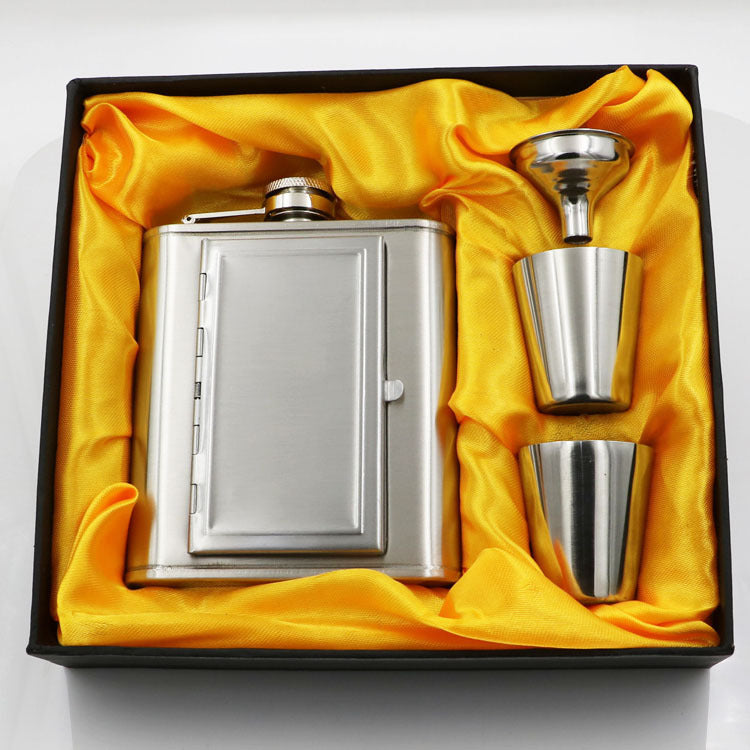 Stainless Steel Hip Flask with Funnel