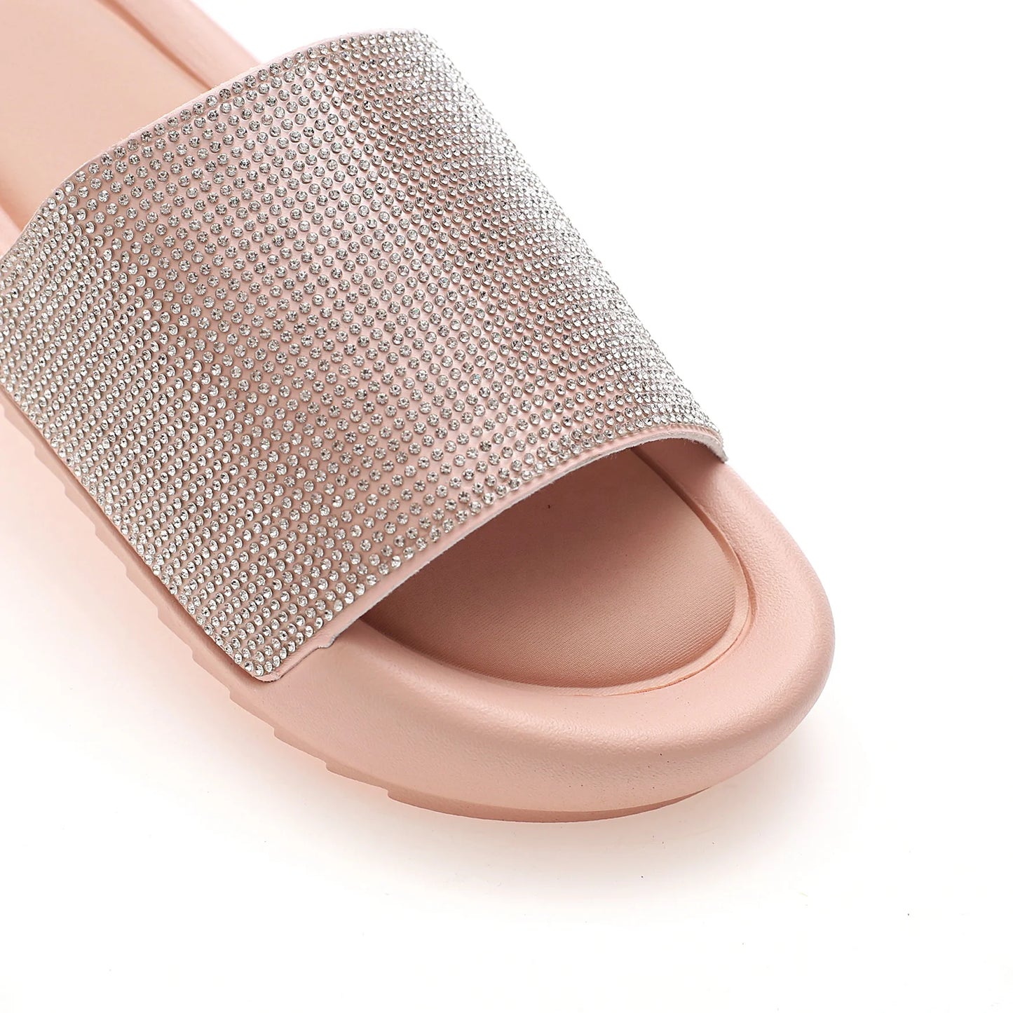 Outdoor Bling Decoration Flat Women Sandals Outdoor Slides Slippers for Ladies Women Flat Sandals