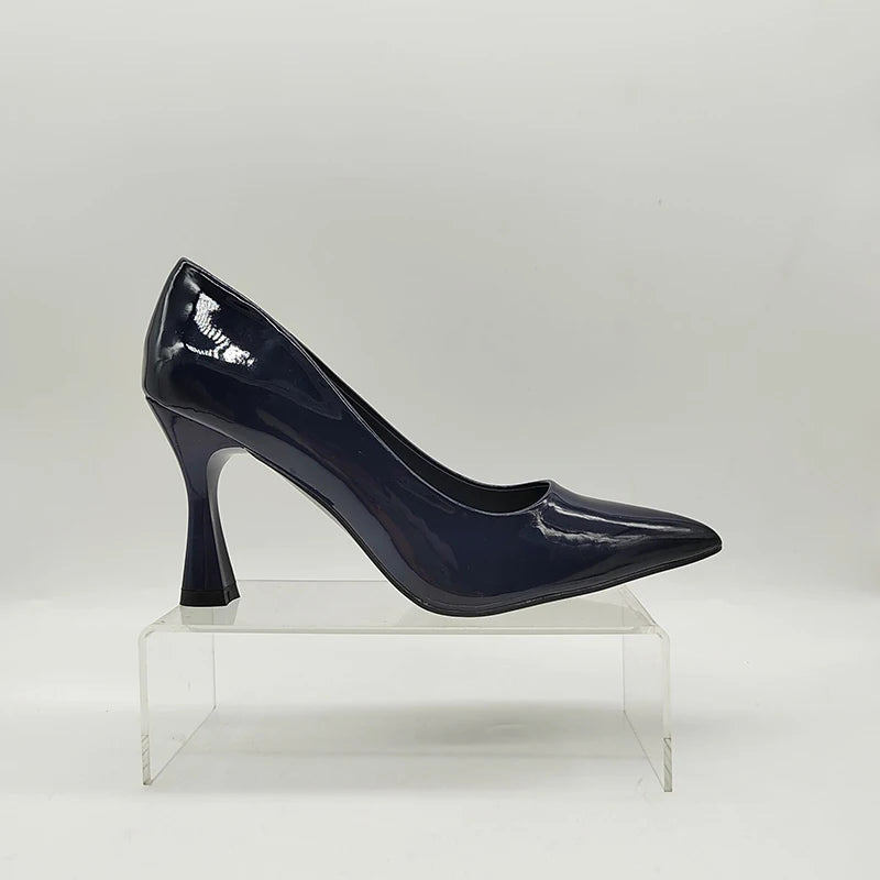 Women Singer Shoes Ladies Pointed Closed Toe Stiletto Heel