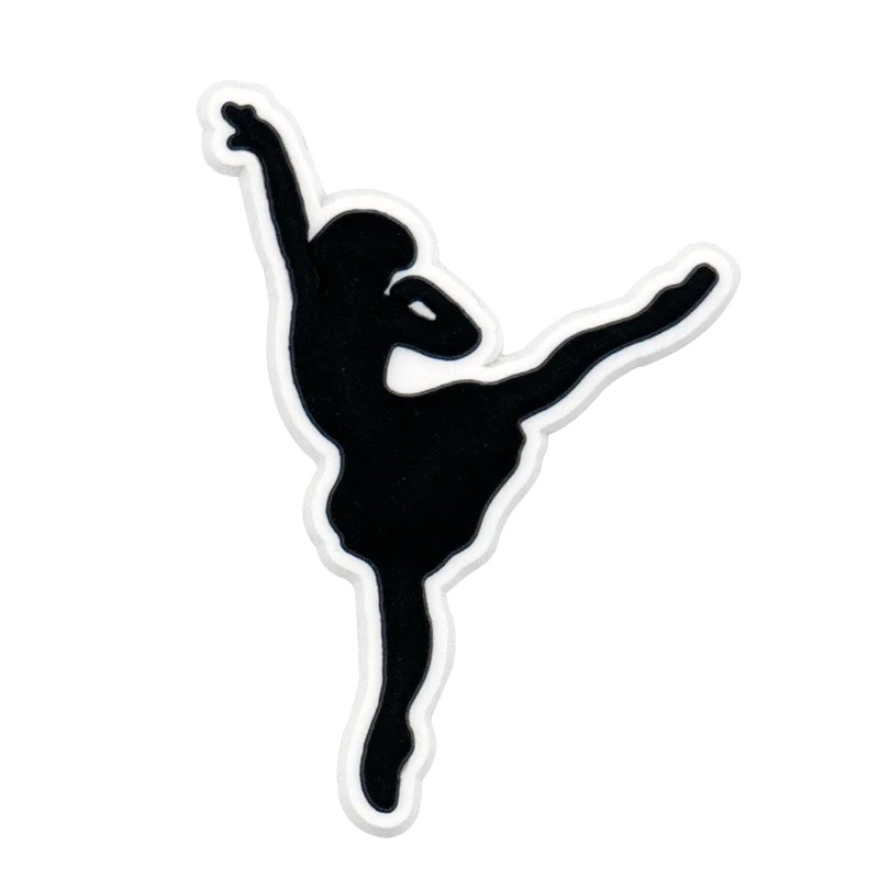 1/25PCS Pink Ballet Shoe Charms Swan Lipstick Perfume Shoe Accessories fit Women Gril Shoe Decoration Pins for Clogs Sneakers