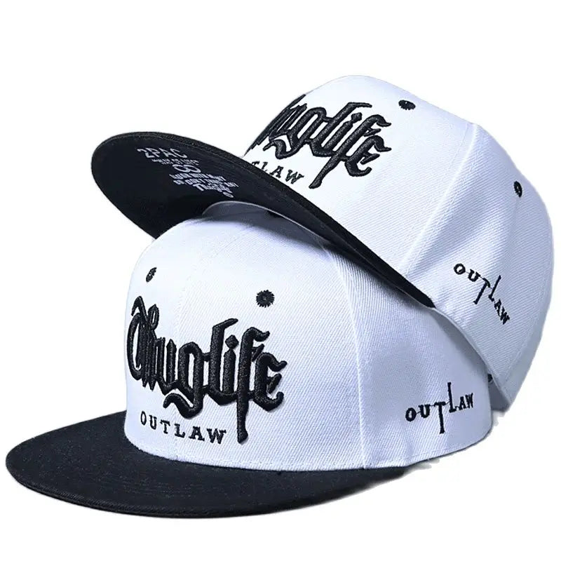 Thuglife Embroidery Hiphop Snapback Hat
