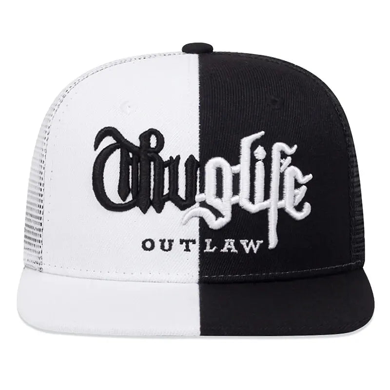 Thuglife Embroidery Hiphop Snapback Hat