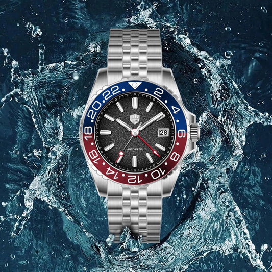 2026 New Rollstimi Diving GMT Mens Watches AR  Sapphire crystal Luxury Automatic Watch For Men Stainless steel Mechancial Watch