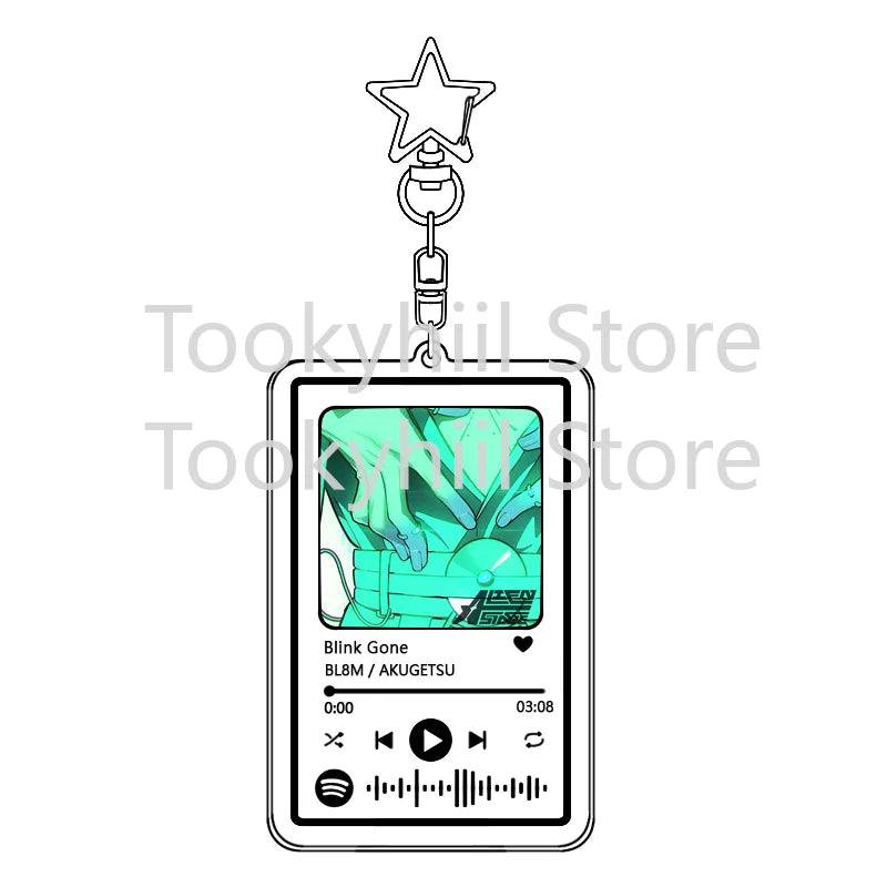 Popular 26 Songs Alien Stage Music Keychain Original Soundtrack LUKA Women Accessory Bag Pendant Playlist Code KeyIng Fans Gift