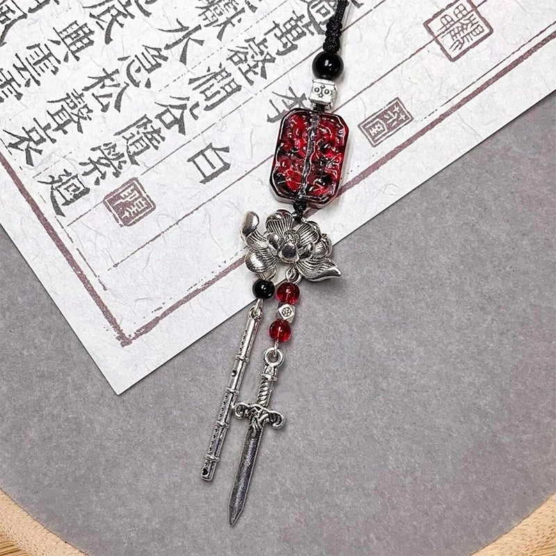 Creative Phone Charms XYun Fashion Trendy Beaded Rabbit Mobile Phone DYM Lanyard Keychain Bag Decoration Pendant Card Book Chain