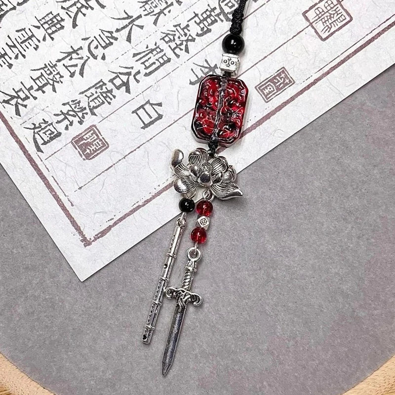 Creative Phone Charms XYun Fashion Trendy Beaded Rabbit Mobile Phone DYM Lanyard Keychain Bag Decoration Pendant Card Book Chain