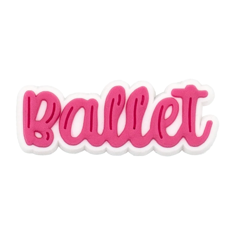 1/25PCS Pink Ballet Shoe Charms Swan Lipstick Perfume Shoe Accessories fit Women Gril Shoe Decoration Pins for Clogs Sneakers