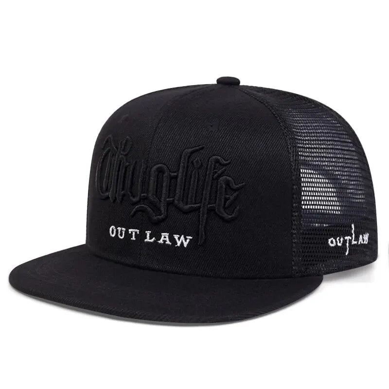 Thuglife Embroidery Hiphop Snapback Hat