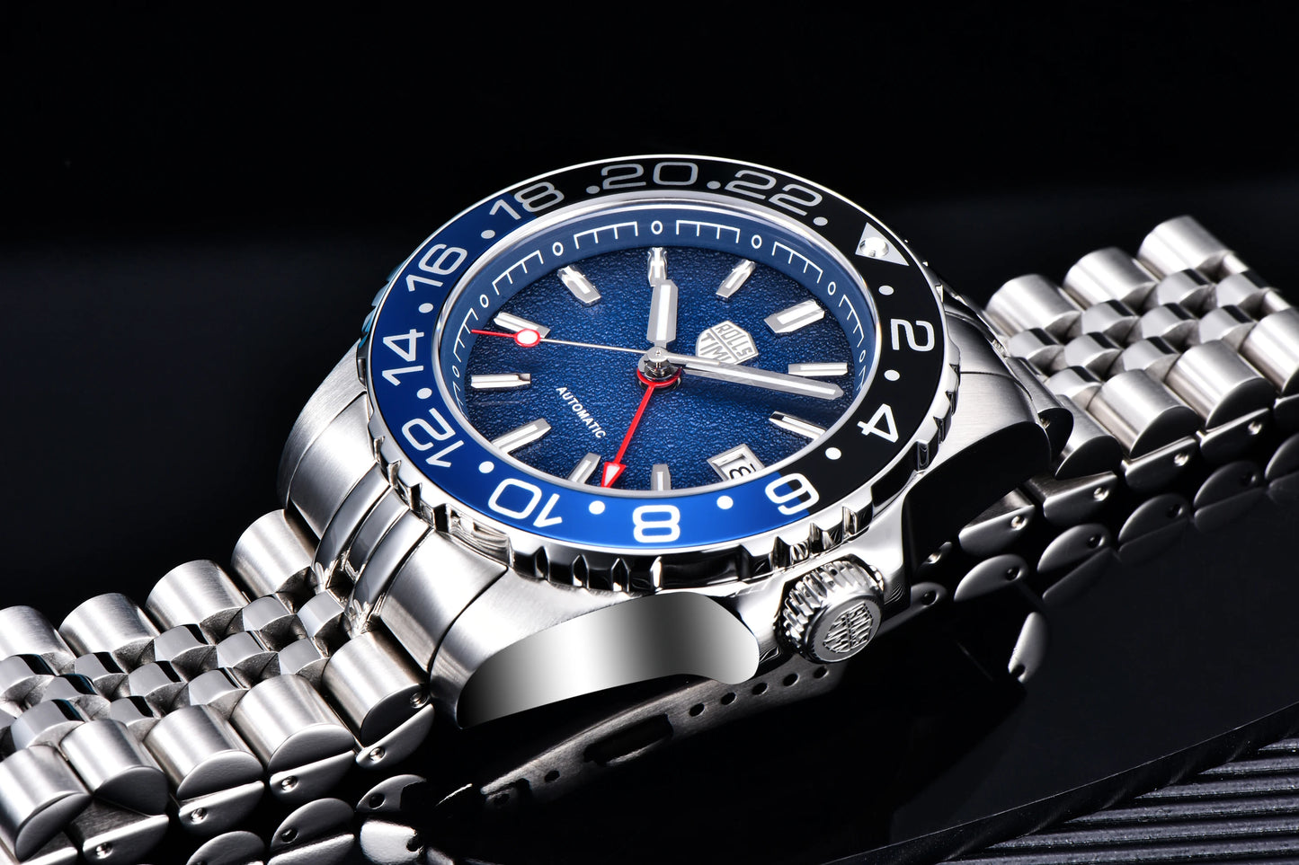 2026 New Rollstimi Diving GMT Mens Watches AR  Sapphire crystal Luxury Automatic Watch For Men Stainless steel Mechancial Watch