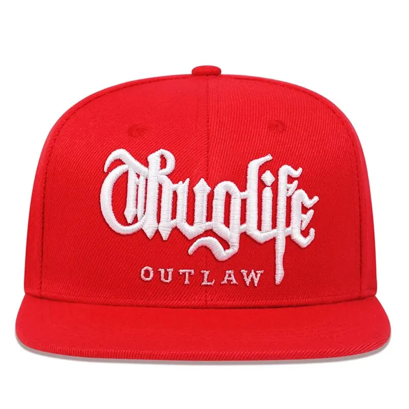 Thuglife Embroidery Hiphop Snapback Hat