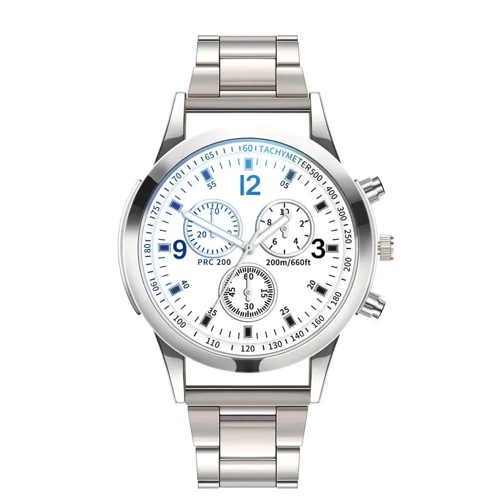 Casual Stainless Steel Mesh Belt Watches for Men Simple Round Dial Quartz Mens Watch Business Wristwatch Часы Мужские Наручные