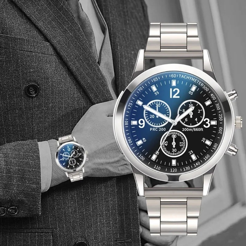 Casual Stainless Steel Mesh Belt Watches for Men Simple Round Dial Quartz Mens Watch Business Wristwatch Часы Мужские Наручные