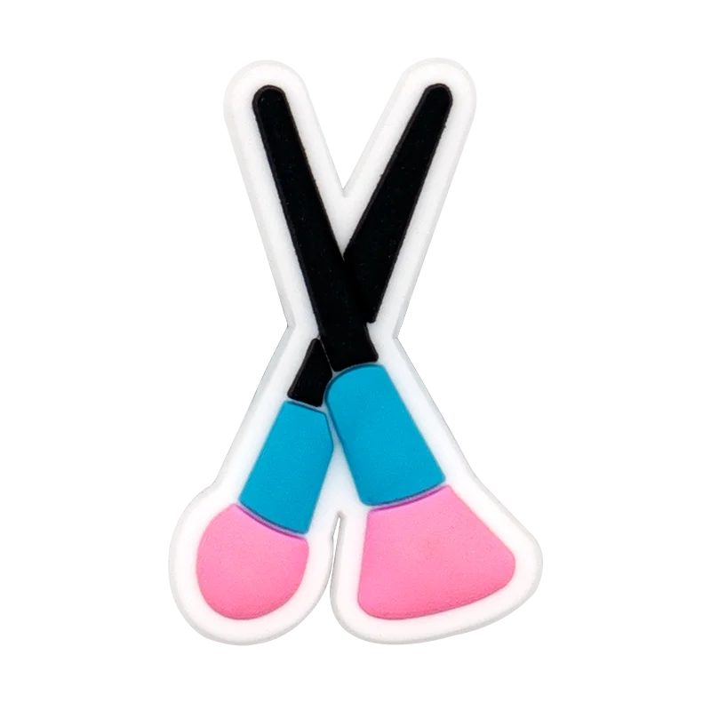 1/25PCS Pink Ballet Shoe Charms Swan Lipstick Perfume Shoe Accessories fit Women Gril Shoe Decoration Pins for Clogs Sneakers
