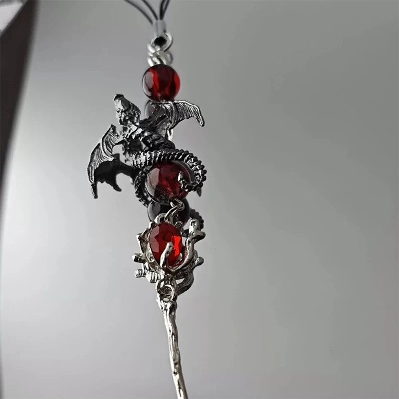 Creative Phone Charms XYun Fashion Trendy Beaded Rabbit Mobile Phone DYM Lanyard Keychain Bag Decoration Pendant Card Book Chain