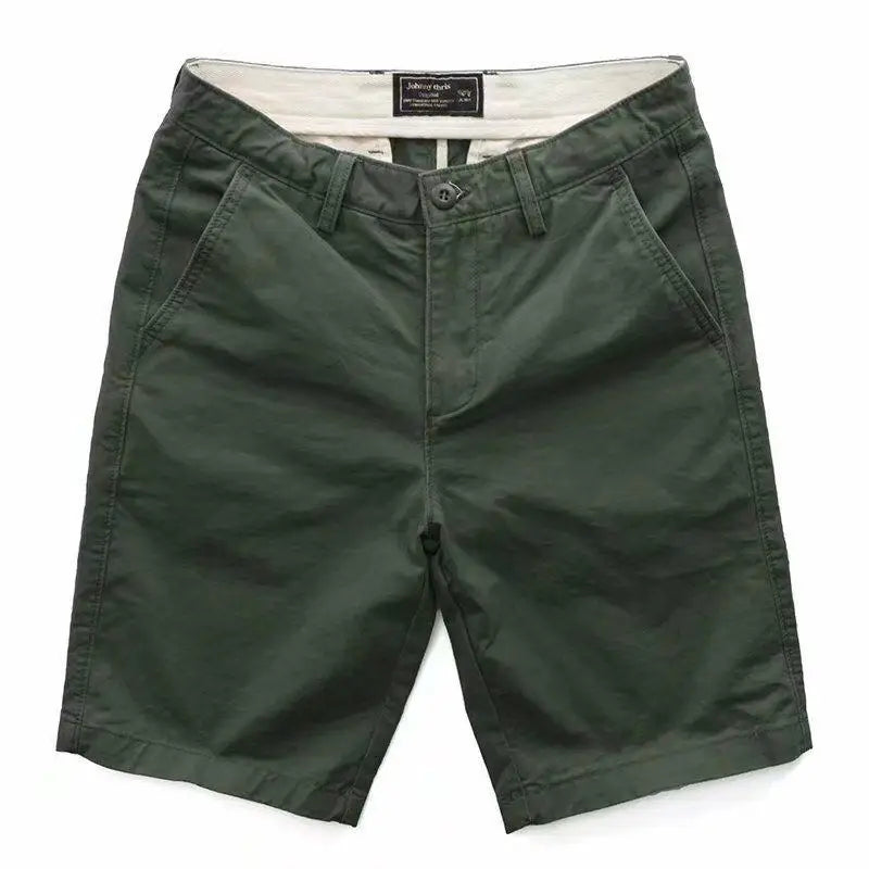 2024 New Summer American Retro Outdoor Hip Hop Men's Fashion Elastic Waist Zipper Minimalist Beach Leisure High Street Shorts