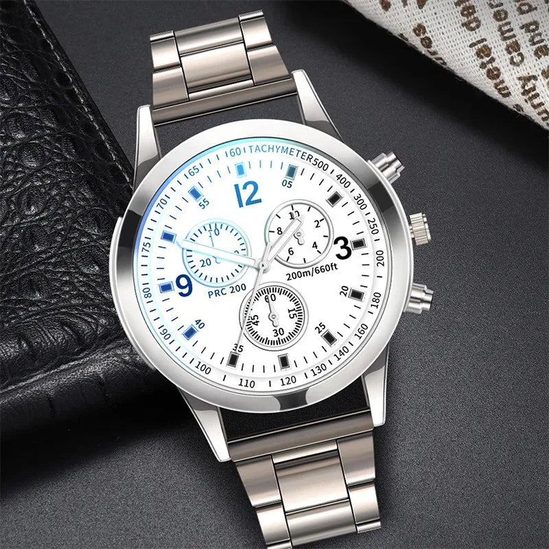 Casual Stainless Steel Mesh Belt Watches for Men Simple Round Dial Quartz Mens Watch Business Wristwatch Часы Мужские Наручные