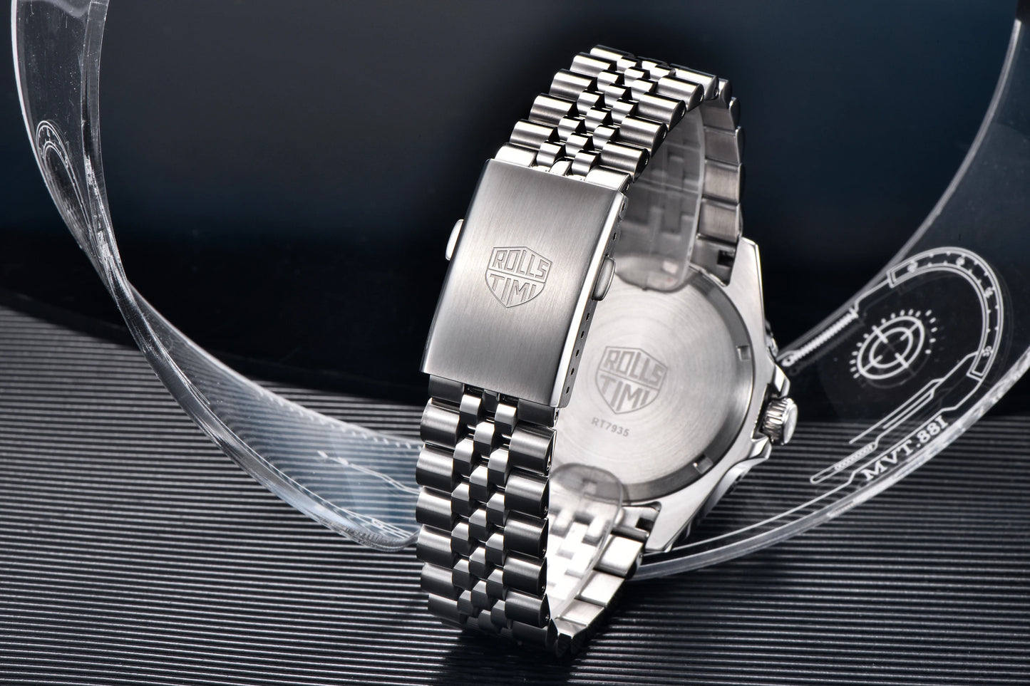 2026 New Rollstimi Diving GMT Mens Watches AR  Sapphire crystal Luxury Automatic Watch For Men Stainless steel Mechancial Watch