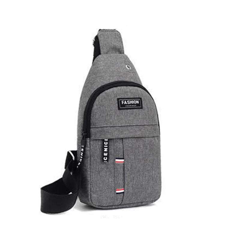 New Chest Bag New Men Simple Nylon Fashion Waterproof One Shoulder Crossbody Bag Multi-functional Men Sling Bag New In