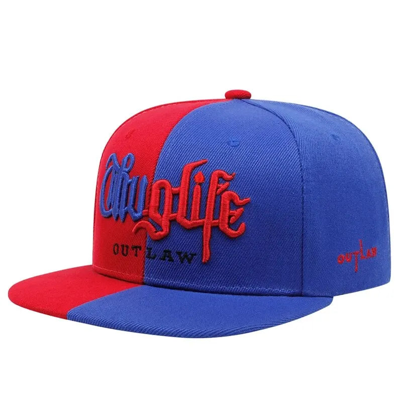 Thuglife Embroidery Hiphop Snapback Hat
