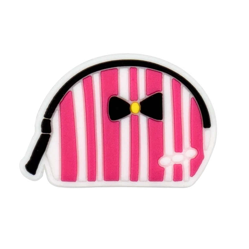 1/25PCS Pink Ballet Shoe Charms Swan Lipstick Perfume Shoe Accessories fit Women Gril Shoe Decoration Pins for Clogs Sneakers