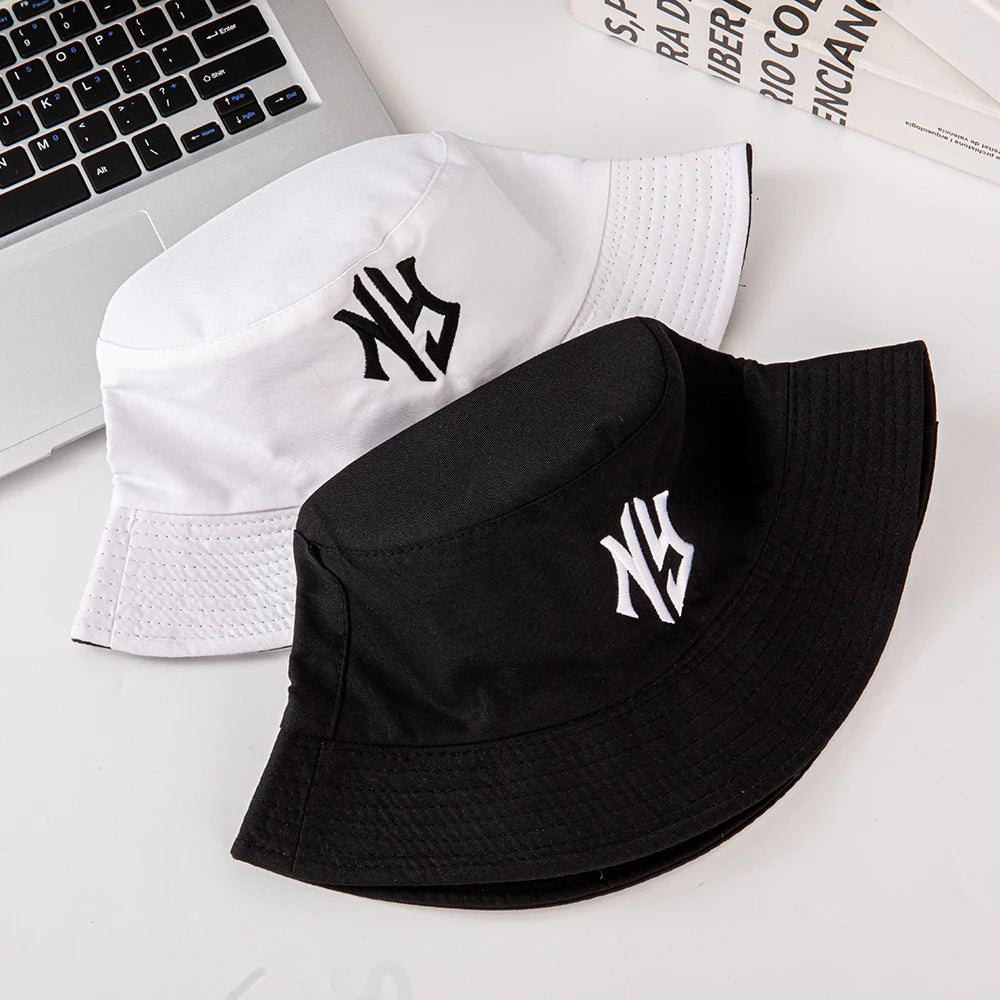 New trendy fisherman hats and sun hats for both men and women, sporty and casual couple hats, large brims for all four seasons i