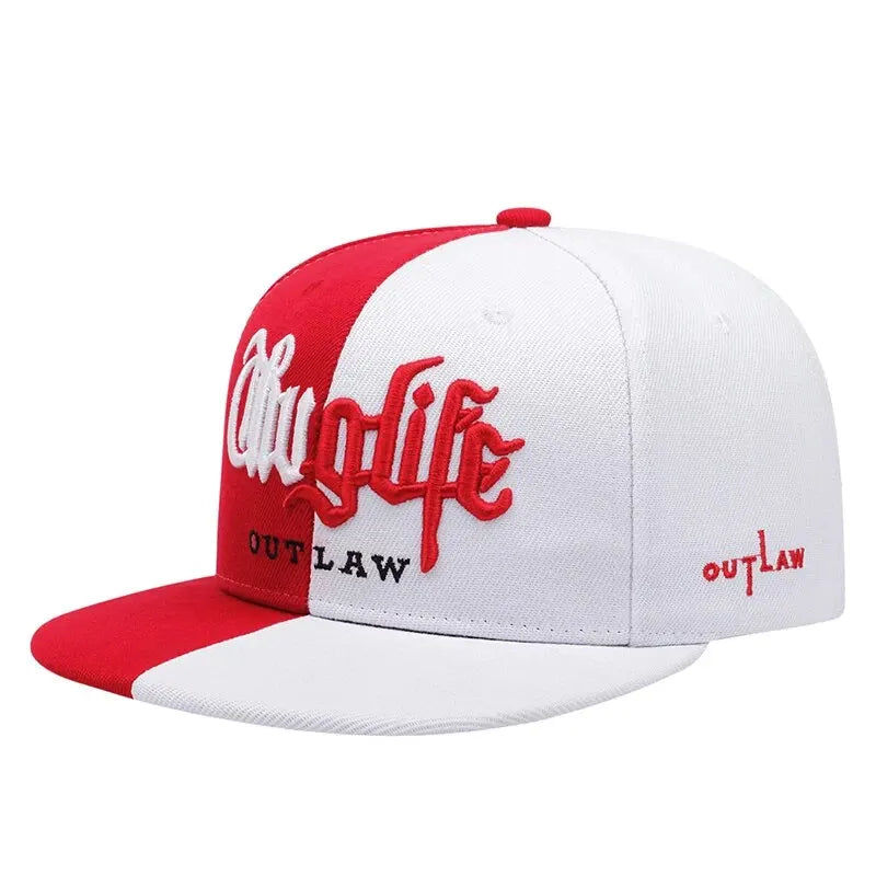 Thuglife Embroidery Hiphop Snapback Hat