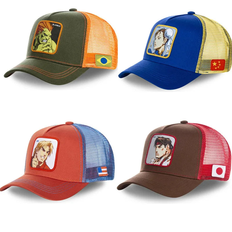 Street Fighter Embroidered Baseball Hat