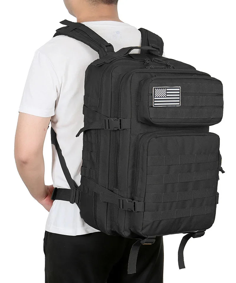 45L Tactical Backpack Molle for survival Assault Pack CCW 3 Day survival Bag Hiking Treeking Rucksack heavy duty backpack