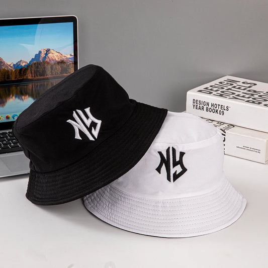 New trendy fisherman hats and sun hats for both men and women, sporty and casual couple hats, large brims for all four seasons i
