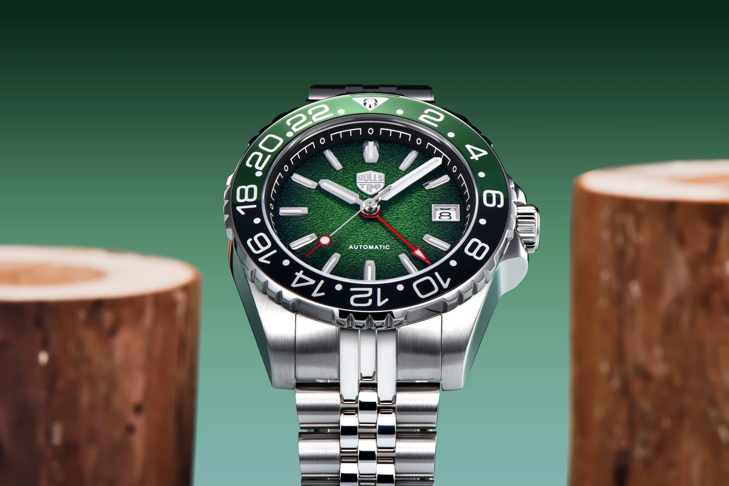2026 New Rollstimi Diving GMT Mens Watches AR  Sapphire crystal Luxury Automatic Watch For Men Stainless steel Mechancial Watch