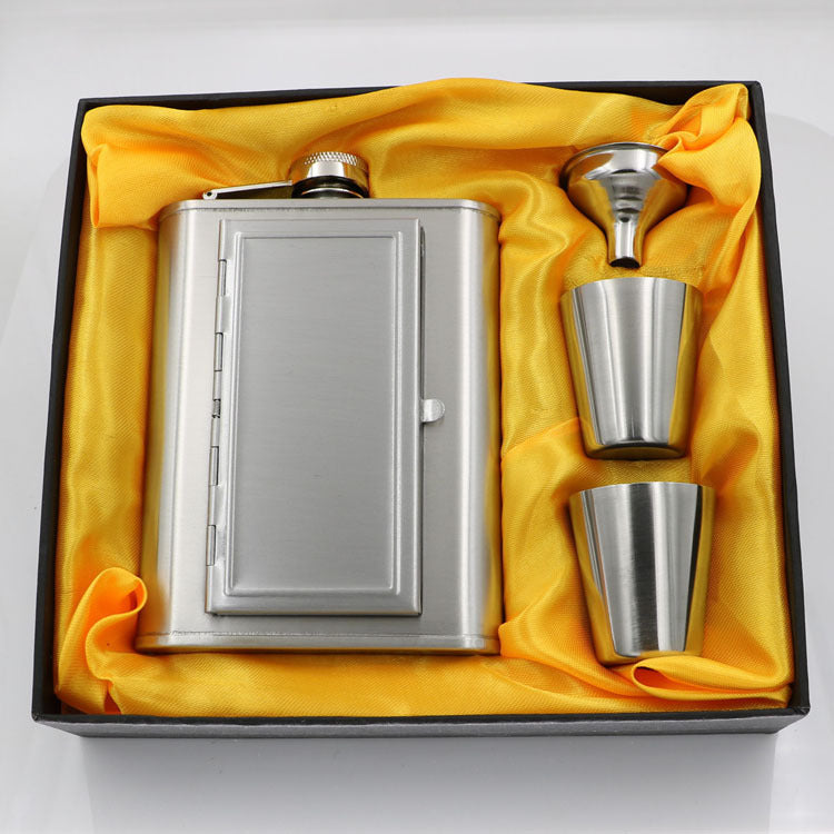 Stainless Steel Hip Flask with Funnel